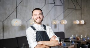 Kellner in der Gastronomie