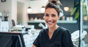 Ordinationsassistenz bei der Arbeit