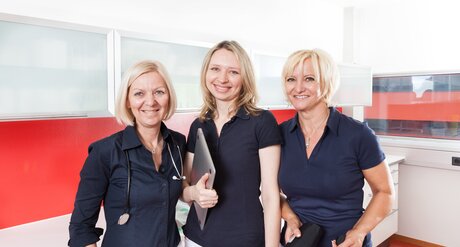 Teilnehmerinnen der Ausbildung zur Medizinischen Assistenz