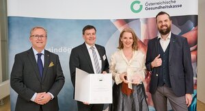 Vertreter:innen der ÖGK und des BFI Salzburg