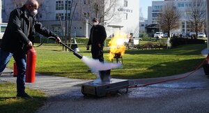 Feuerlöschübung, Ausbildung zum/zur Brandschutzwart:in / Brandschutzbeauftragten