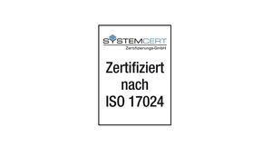 Zertifiziert nach ISO17024